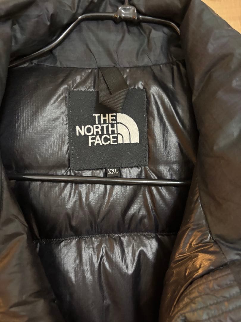 THE NORTH FACE ベスト XXL チェック　ブラック/グレー