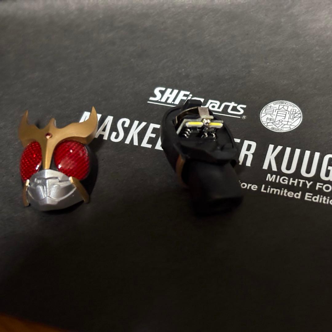 【最終価格】発光頭部セット　真骨彫　仮面ライダークウガ マイティフォーム