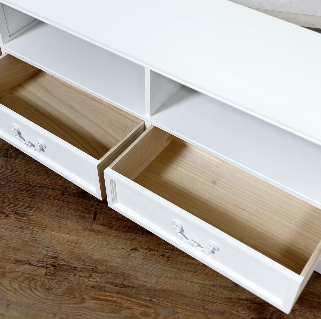 honoka　テレビ台　アンティーク風取っ手 ワイド110cm　完成品