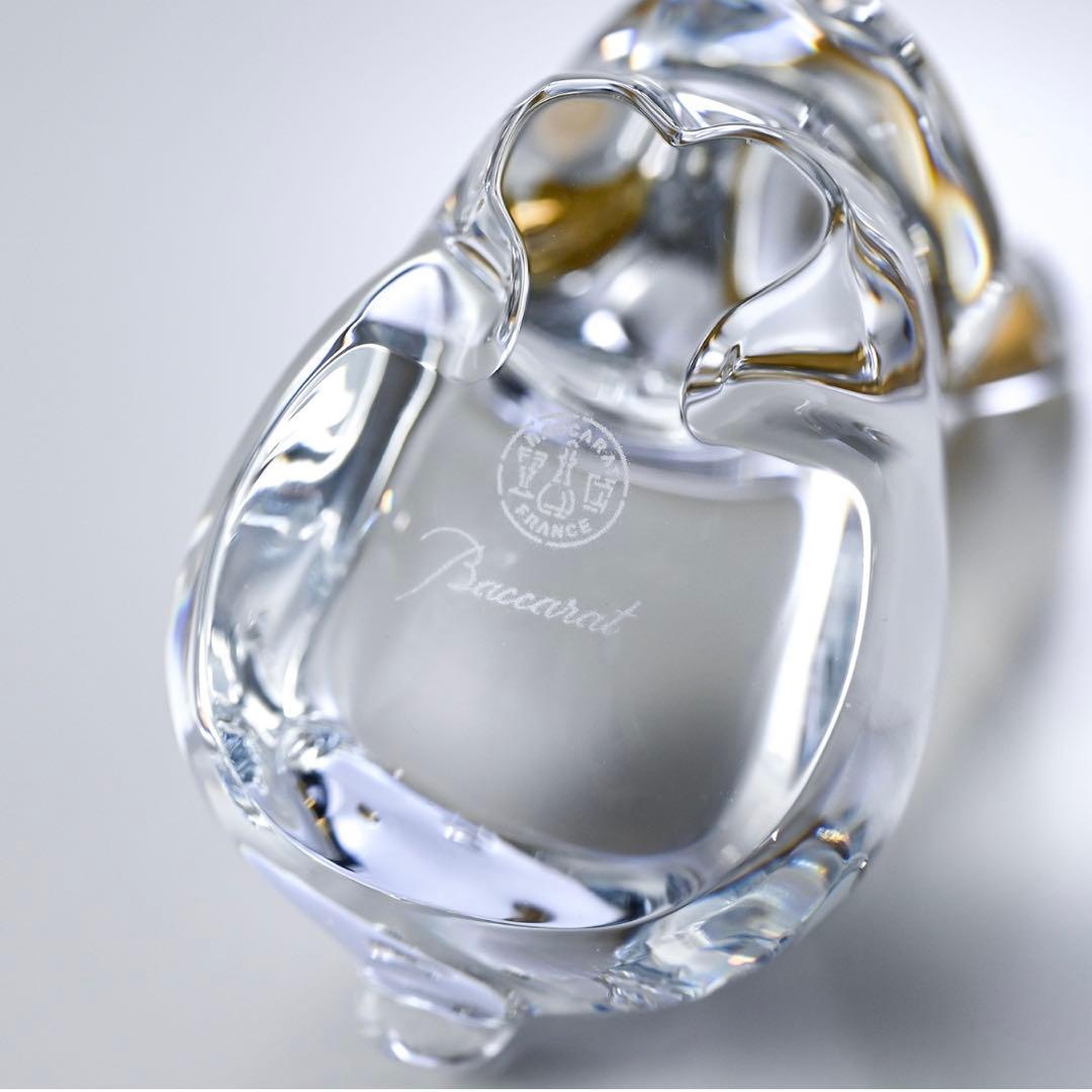 【美品Baccarat】クリスタルラヴィット：ウサギ(ギフトボックス付き)