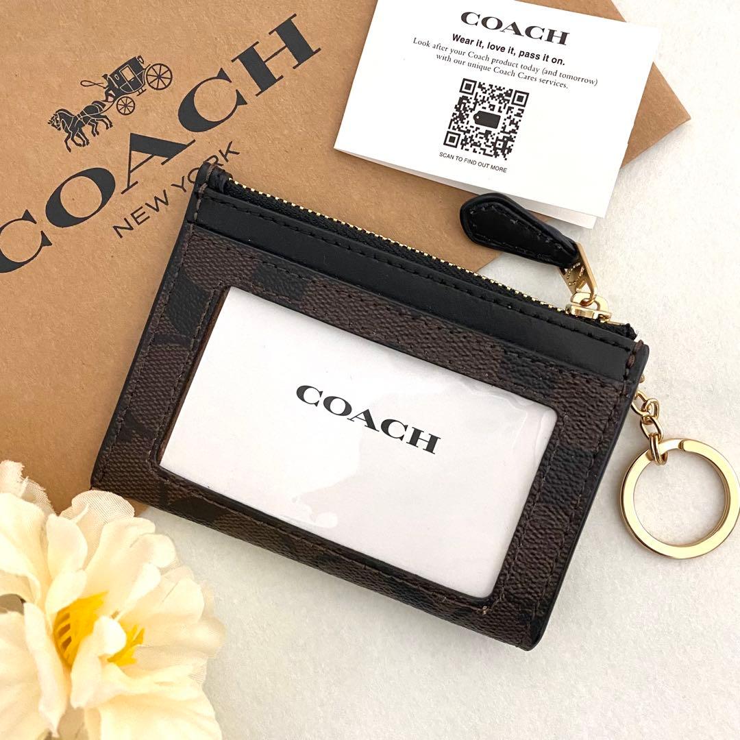 新品　正規品☆COACH コーチ　ケース　ブラウン レザー ケース