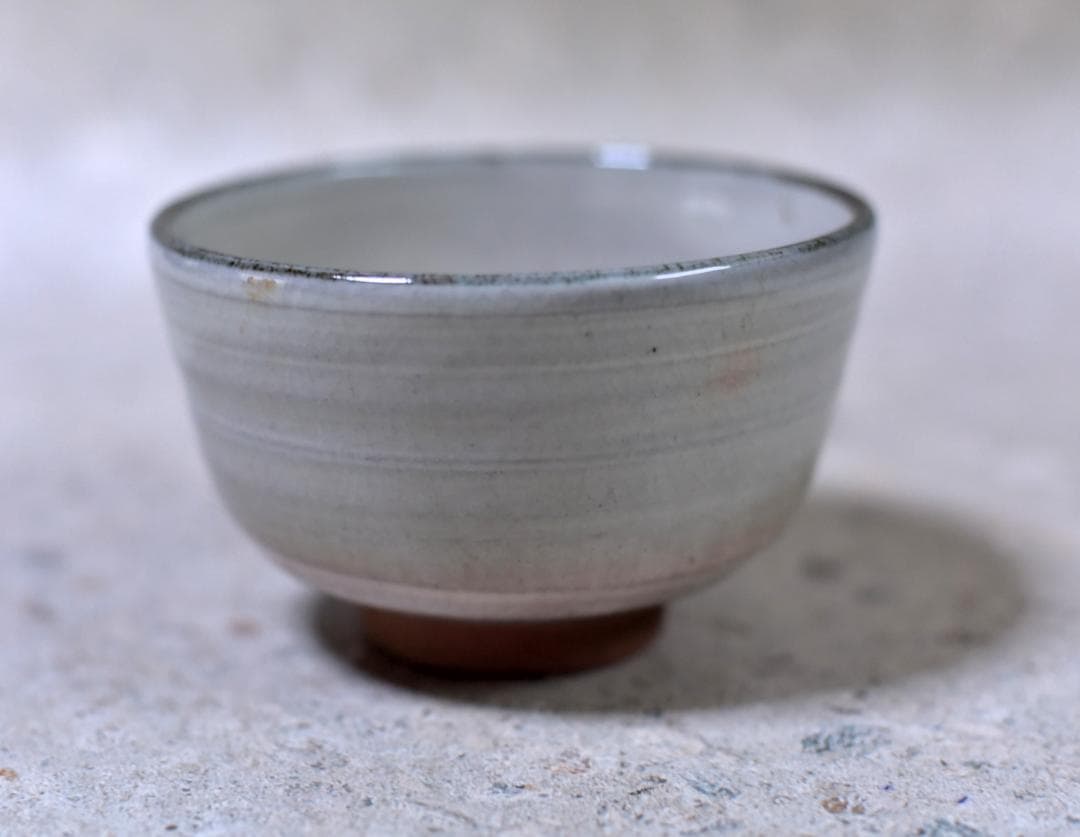 乾山写桜花文金継茶碗　金継　お茶道具／共箱