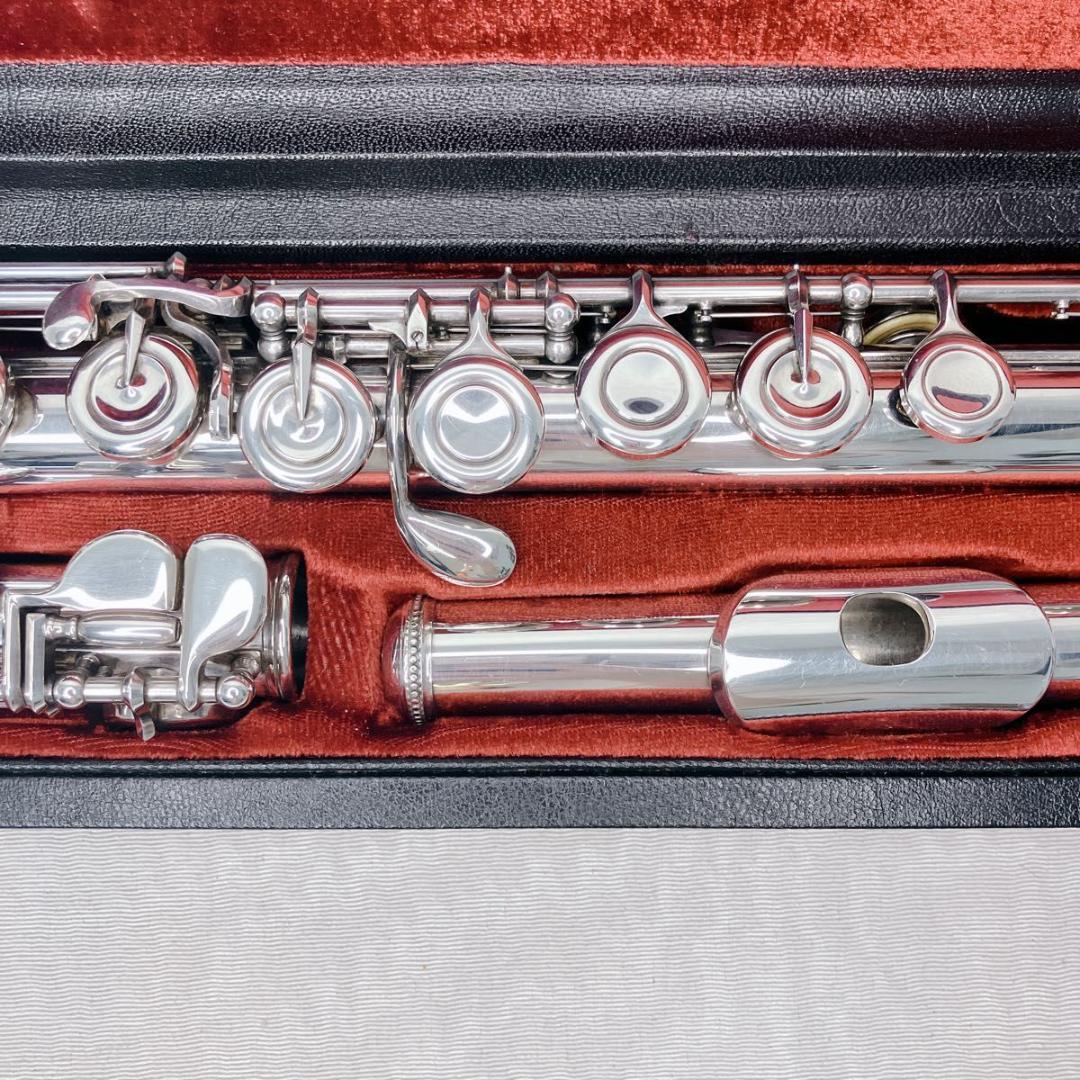 I【希少　美品】 ヤマハ フルート YFL-351S 頭部管銀製 Eメカ 925