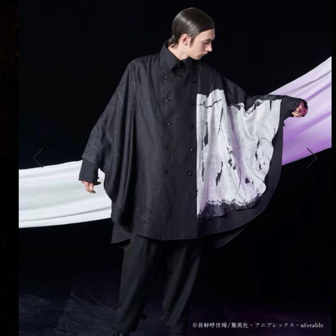Ground Y×鬼滅の刃　ヨウジヤマモト　煉獄杏寿郎　リバーシブルケープコート
