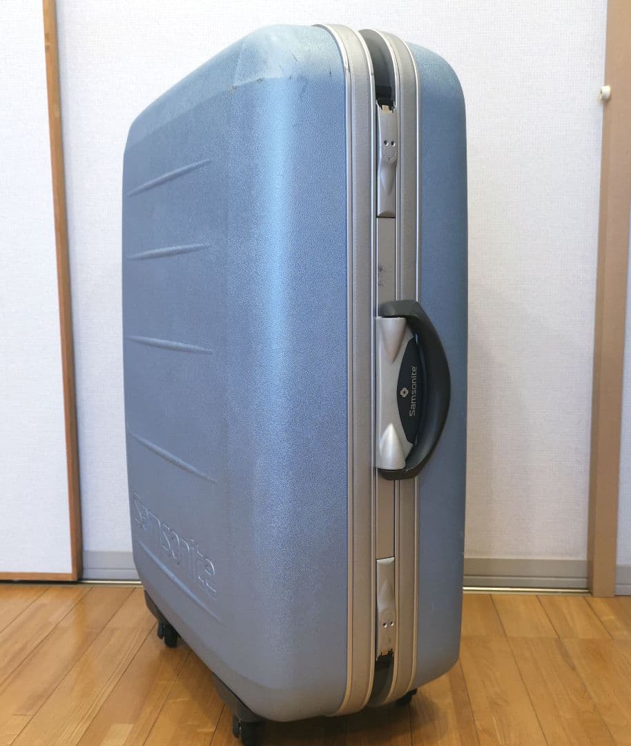 廃盤 サムソナイト シルエットMV 97L スーツケース 大容量 クリアブルー
