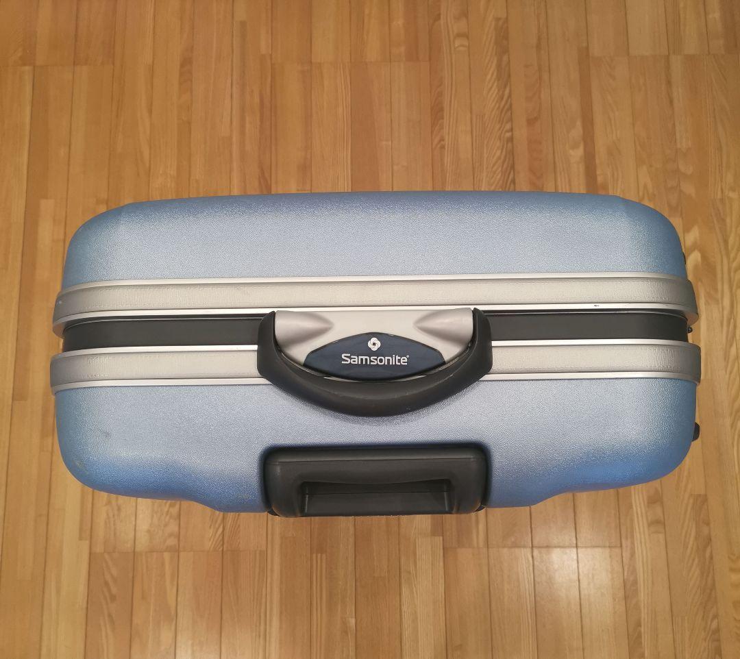 廃盤 サムソナイト シルエットMV 97L スーツケース 大容量 クリアブルー