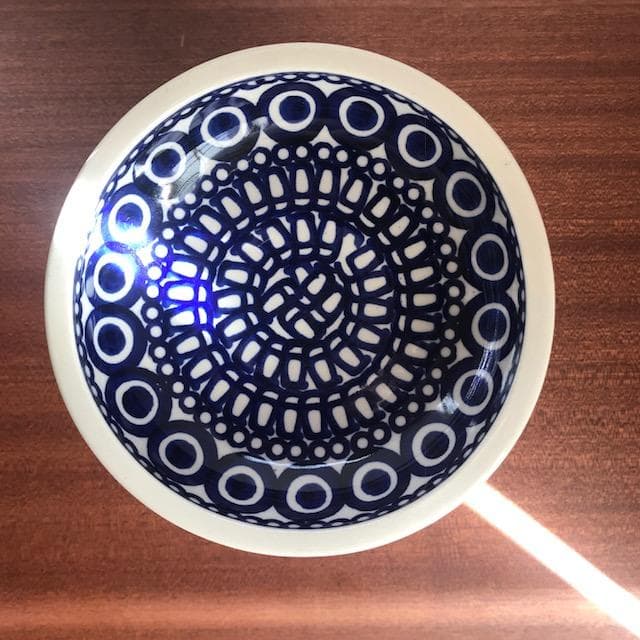 【限定品】北欧 ポーランド食器 おしゃれ 猫 犬 高さのある餌皿 フードボウル