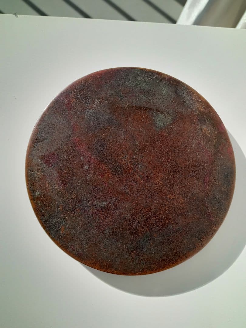 和鏡（古鏡）　水草双鳥鏡　室町時代