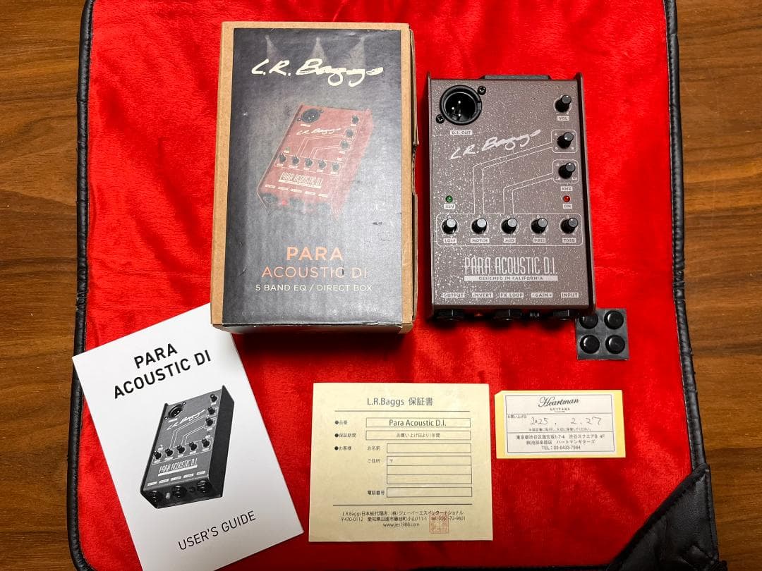 L.R.Baggs製 para acoustic D.I. （国内正規品）