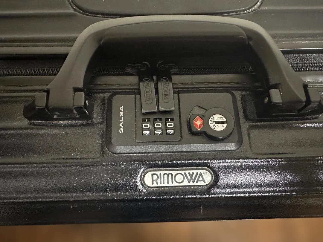 【希少】RIMOWA SALSA ビジネストローリー 29L 4輪 ブラック