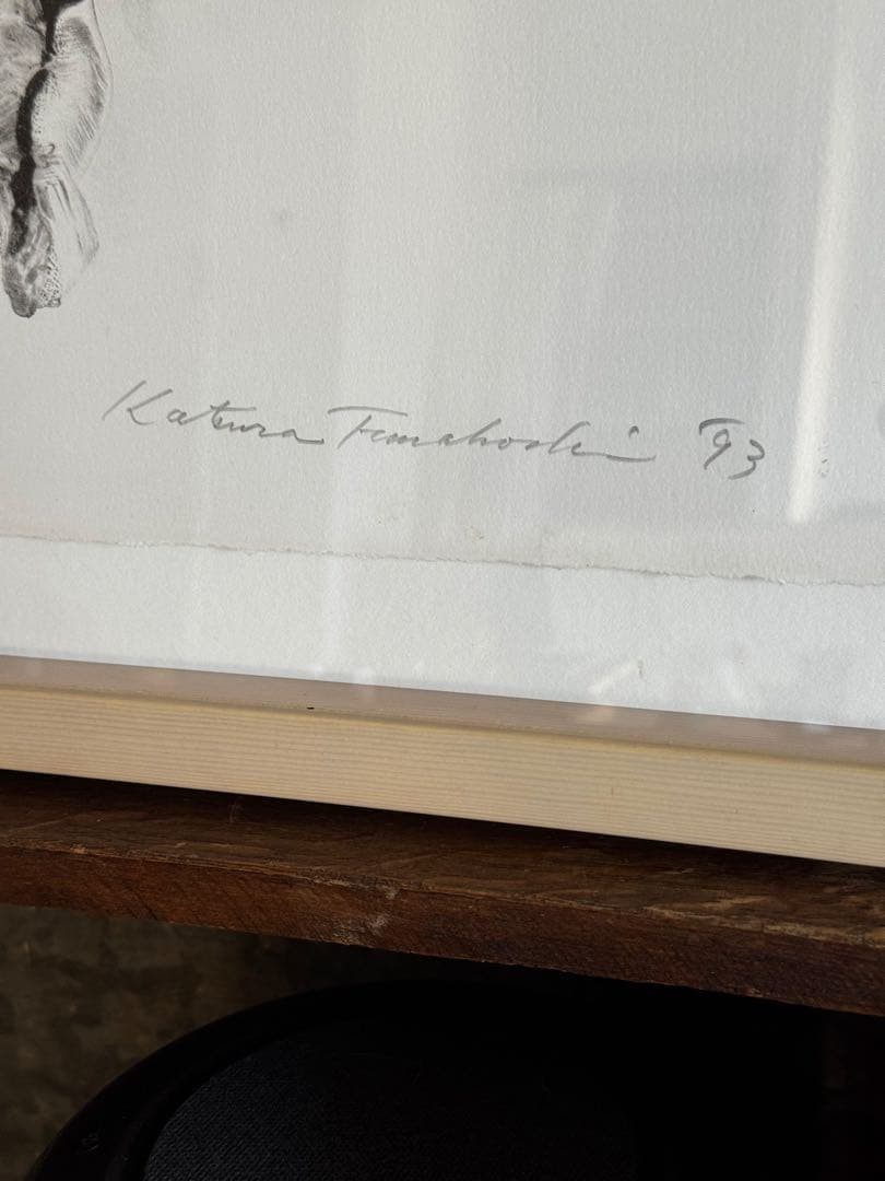 舟越桂　The mirror in the distance 遠い鏡1993年