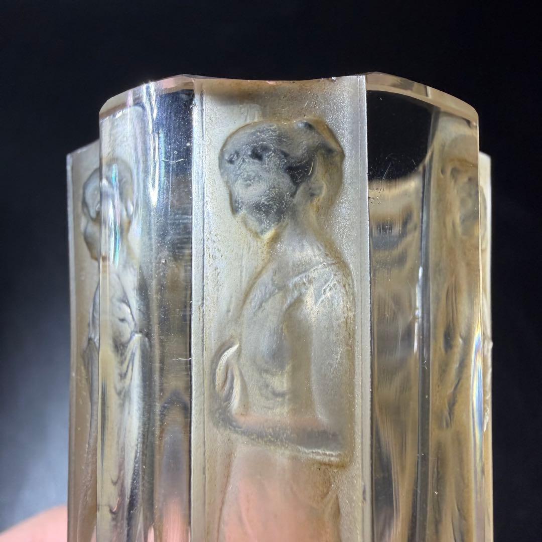 ふ*子様 ルネ・ラリック　6人の肖像 ゴブレット　ガラス　工芸品　アンティーク