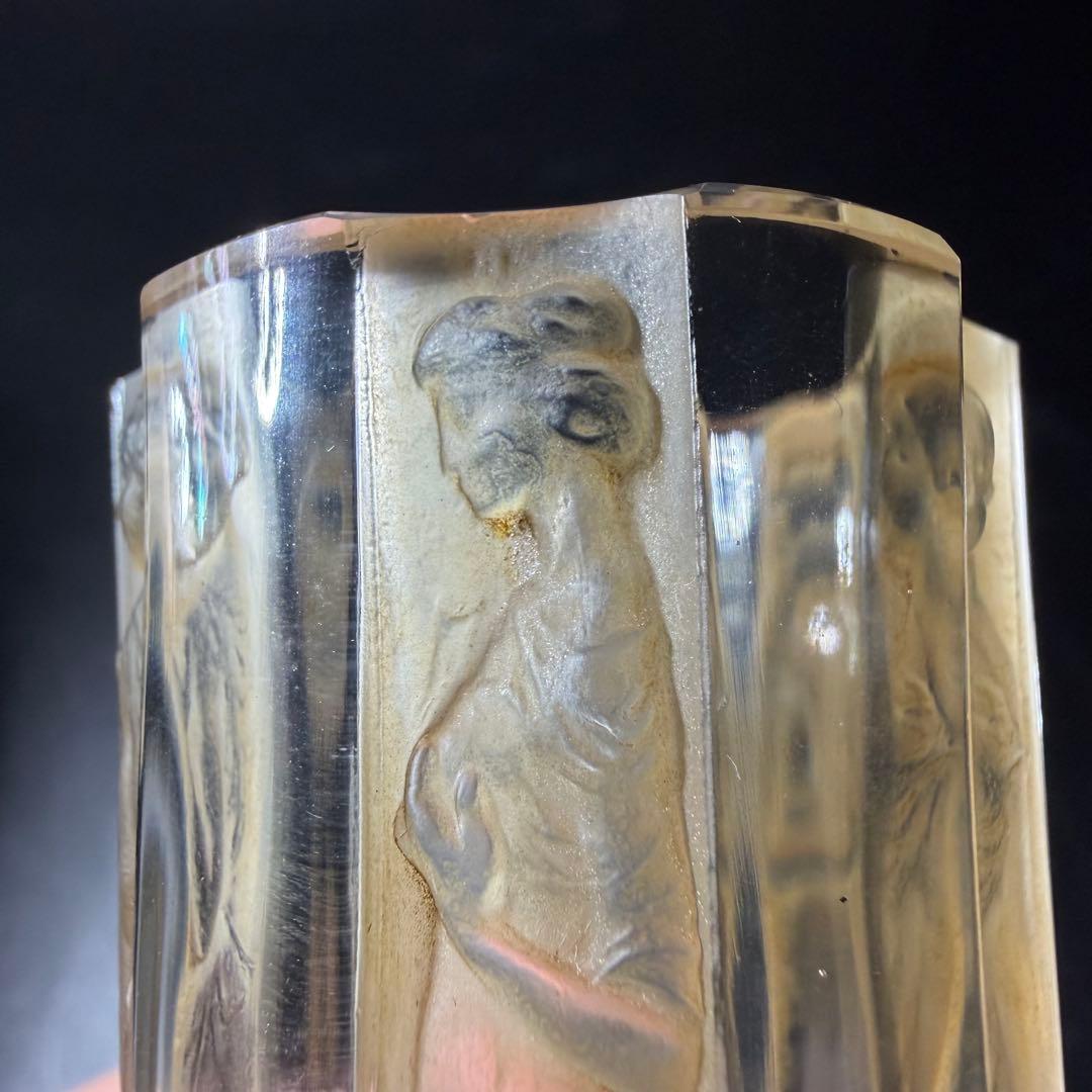 ふ*子様 ルネ・ラリック　6人の肖像 ゴブレット　ガラス　工芸品　アンティーク