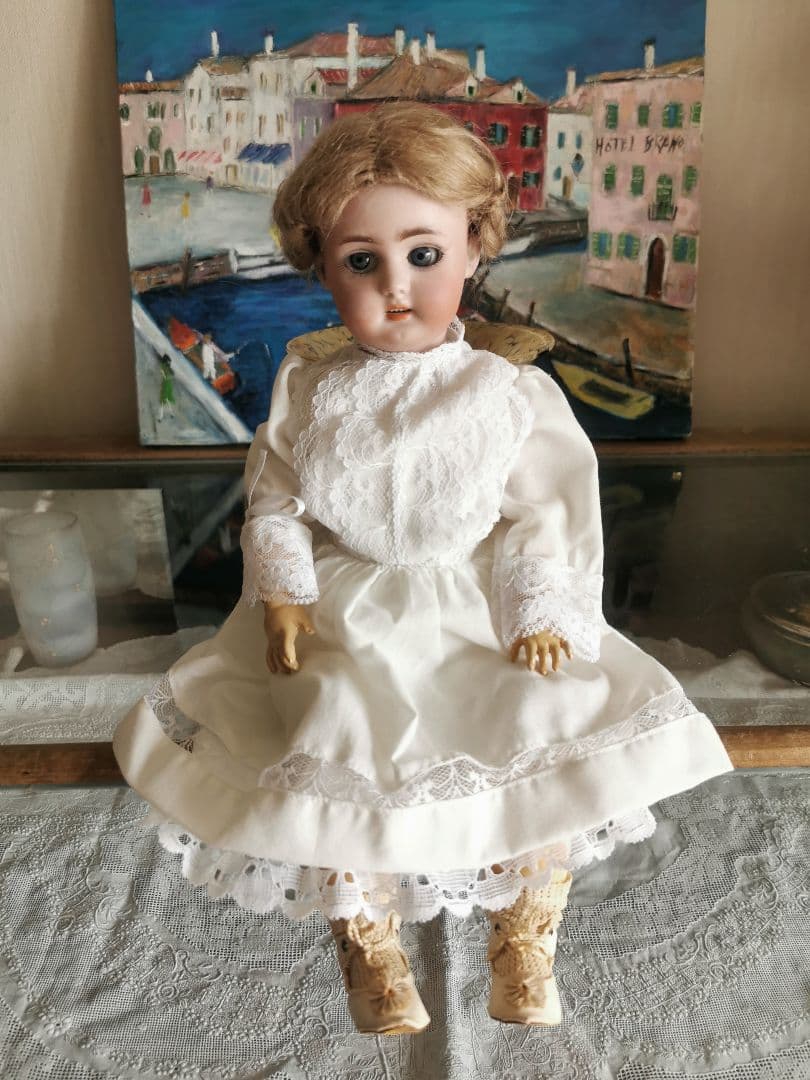 アンティークビスクドール シモン＆ハルビック 動く12関節 編込髪美しい人形