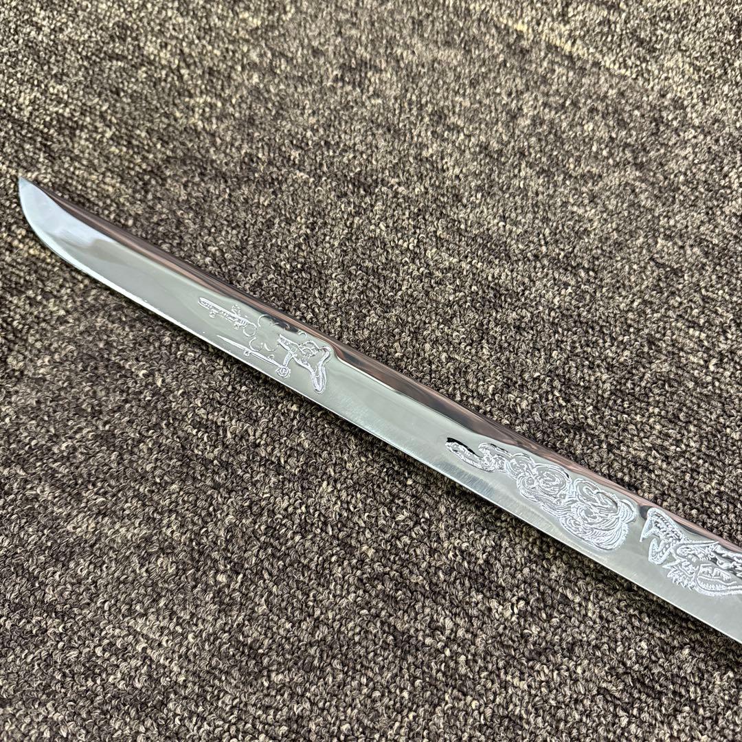 美術刀剣 模造刀 忍者刀大刀 竜刀身 上仕上げ 模造刀 小太刀 脇差