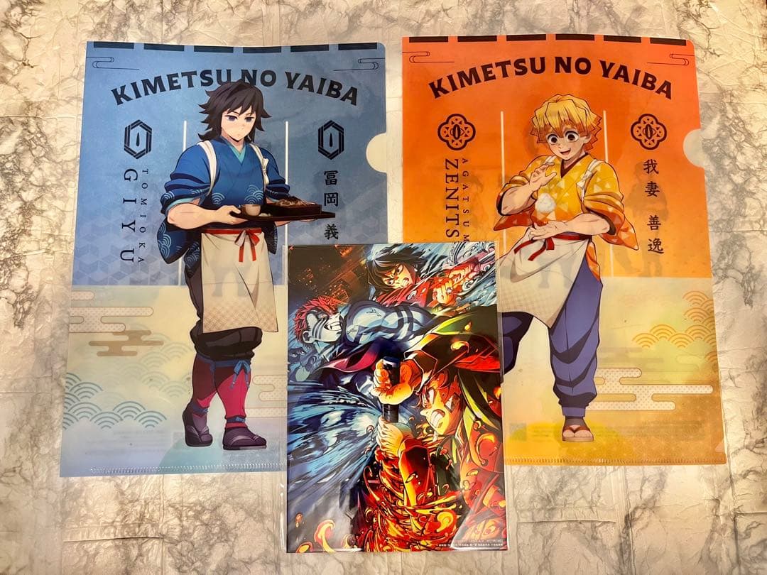 【鬼滅の刃】無限城編 入場者特典 イラストボード・セブンイレブン クリアファイル