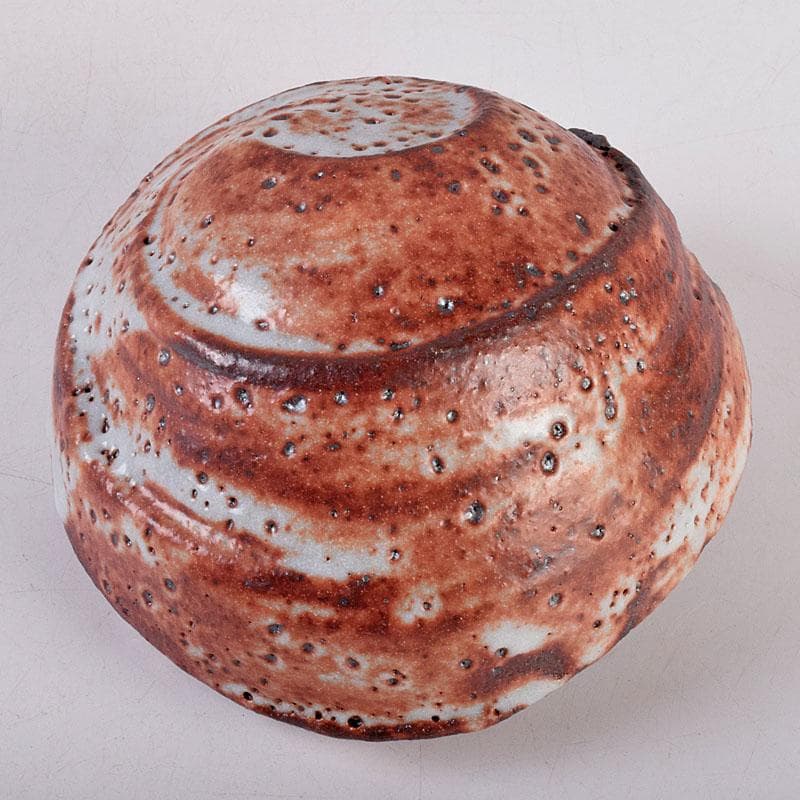 茶道具　美濃焼　深山窯　阪口浩史作　志野掛花入　共布　共箱　C　8390