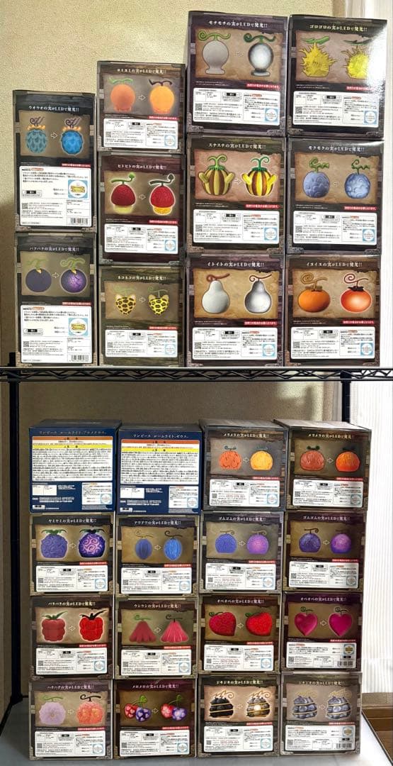 ONE PIECE ワンピース ルームライト 悪魔の実 27個セット まとめ売り