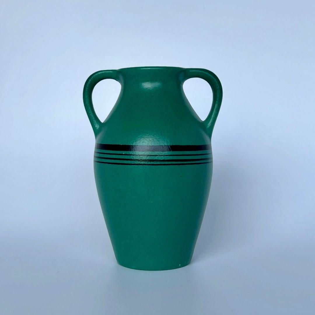 フラワーベース　アールデコ　オランダ陶器　花瓶　ゴーダ　アールヌーボー