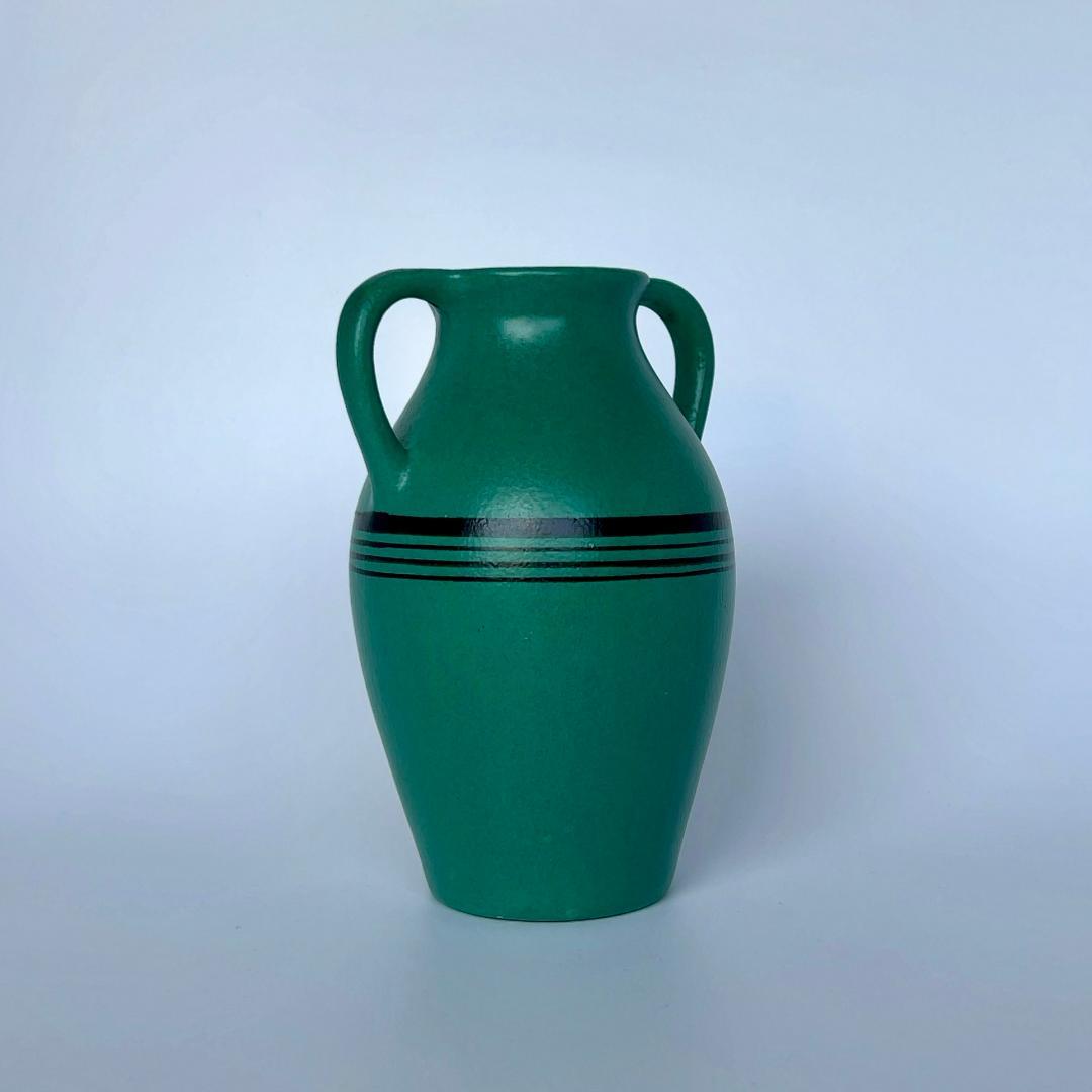 フラワーベース　アールデコ　オランダ陶器　花瓶　ゴーダ　アールヌーボー