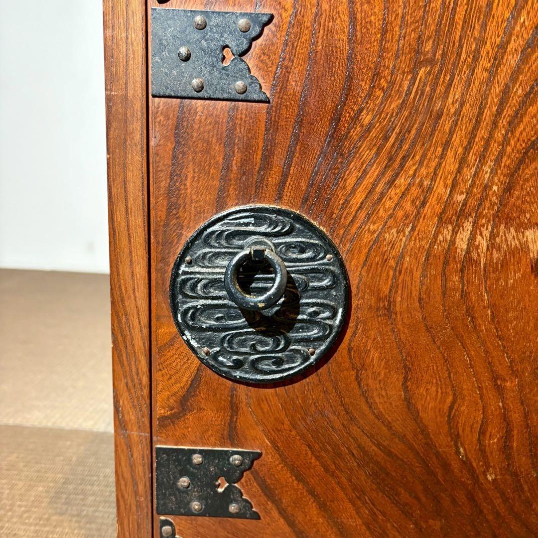 和箪笥　小箪笥　飾り金具　脚付棚　和家具　時代家具