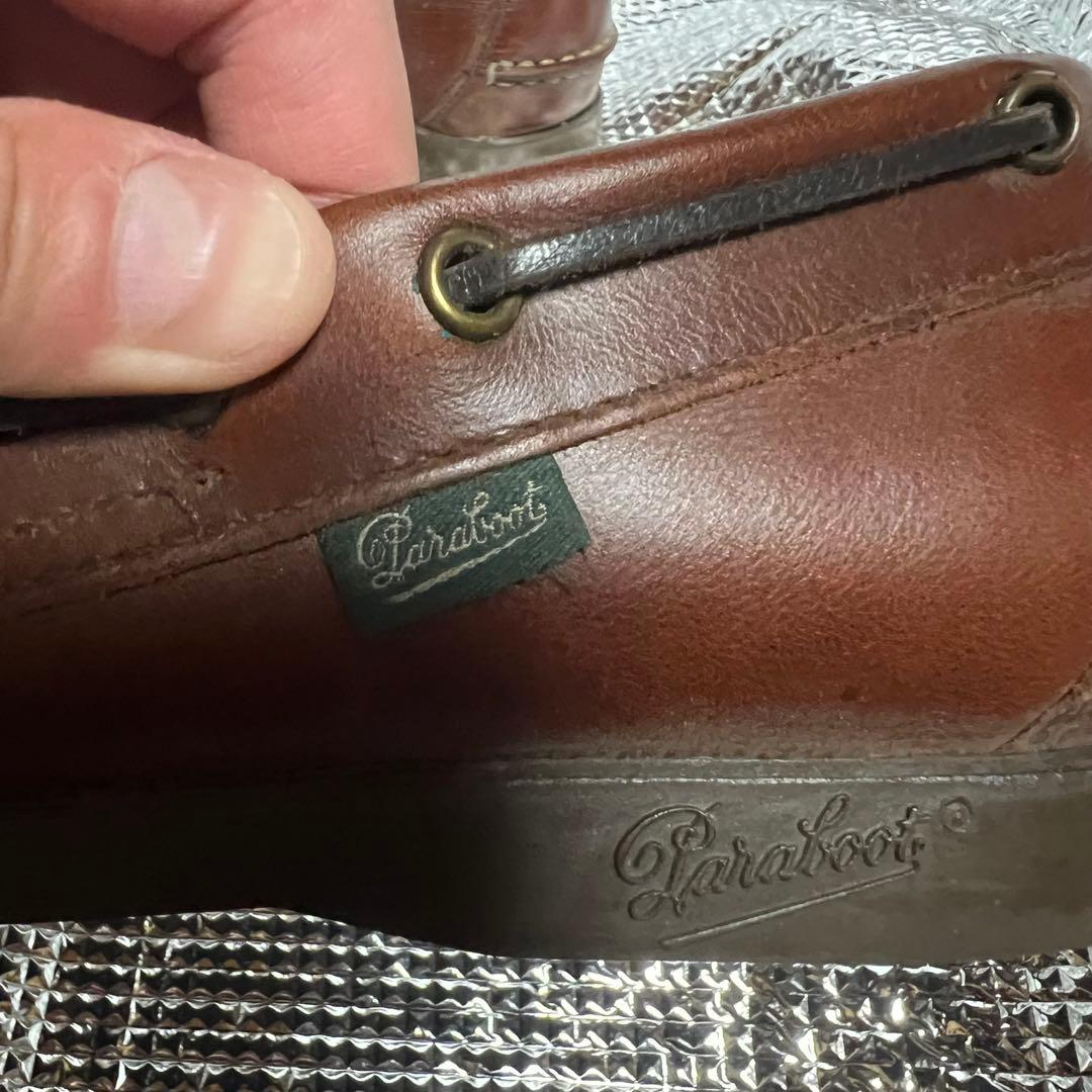 Paraboot パラブーツ デッキシューズ モカシンシューズ レザー ブラウン