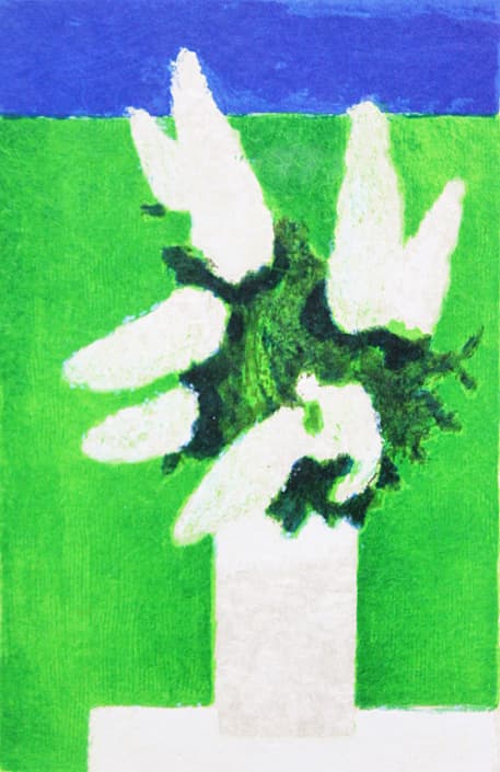 カトラン【ライラック】 和紙刷り リトグラフ