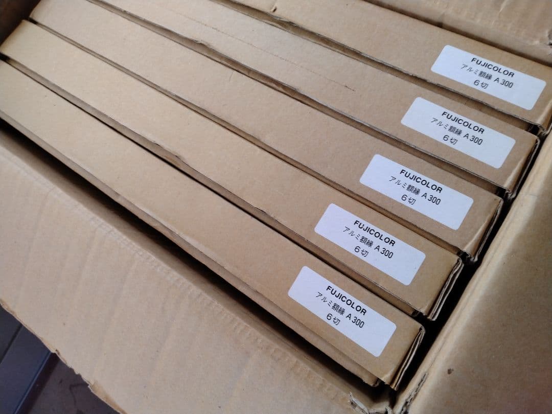 フジカラー 写真用アルミ額縁 A300 6切 5枚セット フォトフレーム