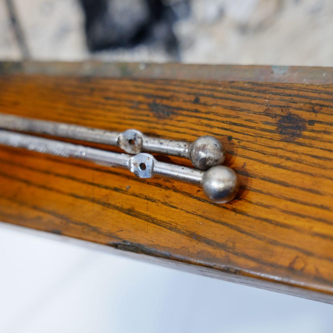 昭和レトロ 角形 火鉢 木製 囲炉裏 テーブル アンティーク ビンテージ