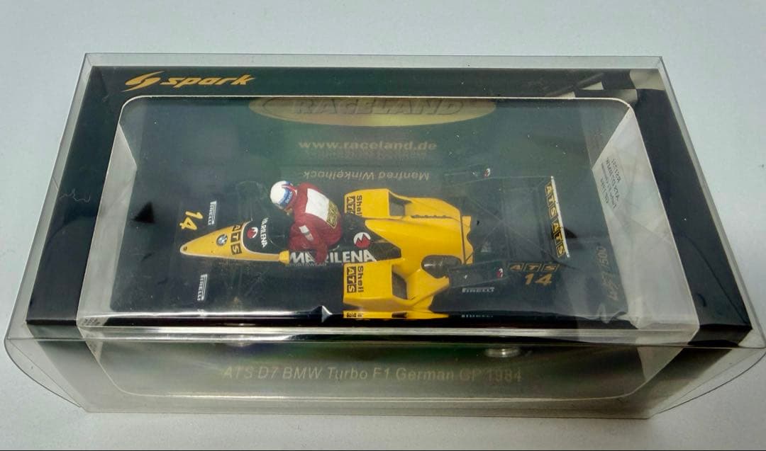 世界500台　スパーク 1/43 ATS D7BMWドイツGP 1984ミニカー