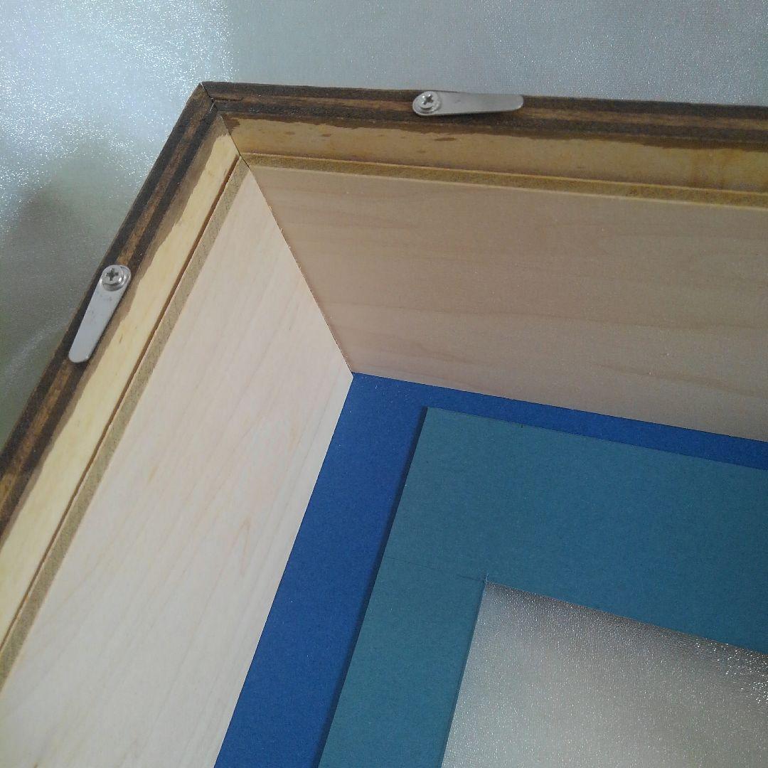 3AP用　超厚額 　黒 　ブルーマット　No.60245　シャドーボックス