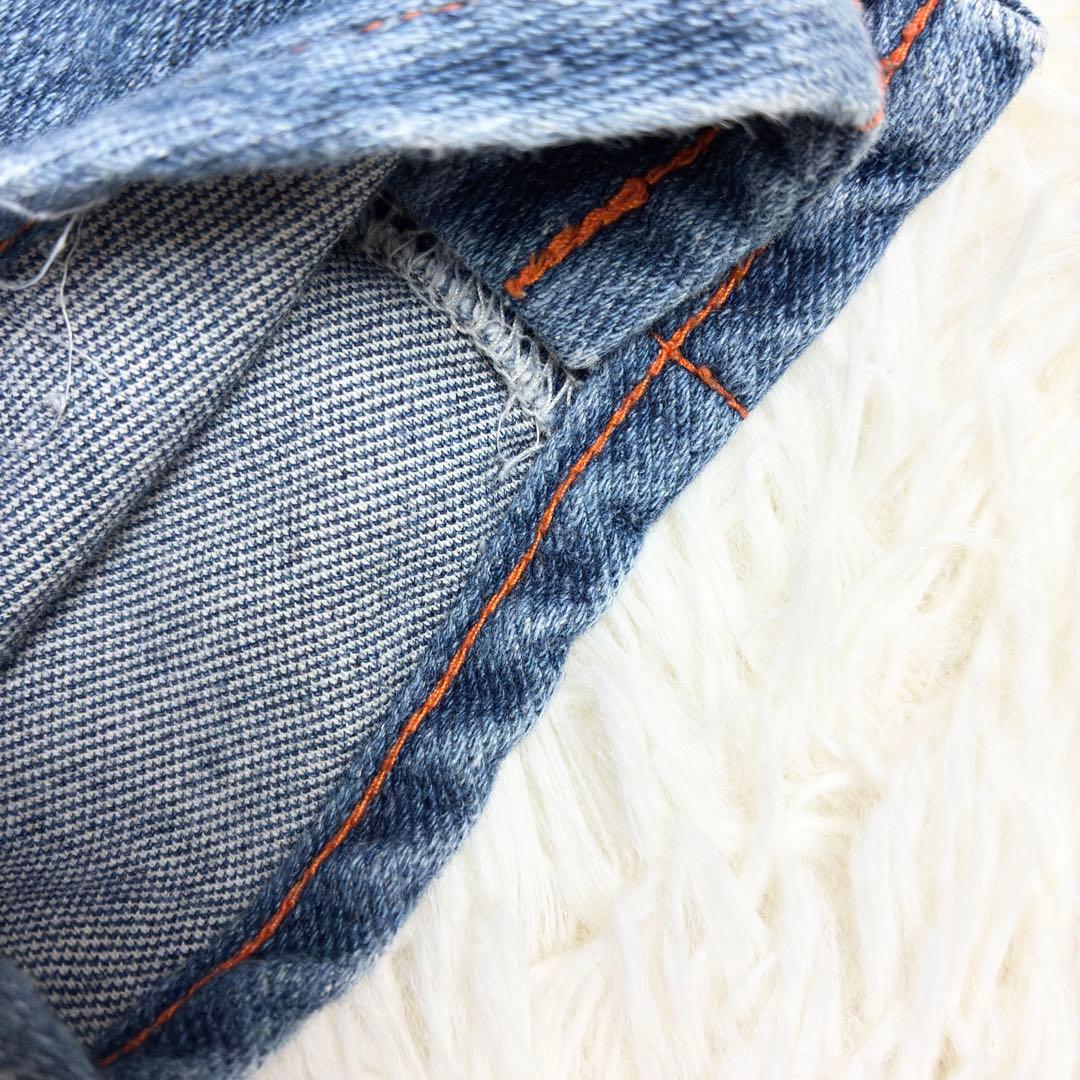 美品　メルシーボークー　後ろ前パンツ　サルエルパンツ　スウェットデニム　3