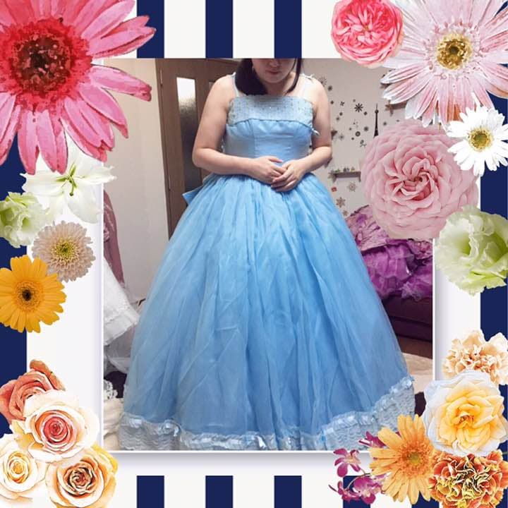 ELLE❤️カラードレス❤️シンデレラブルー
