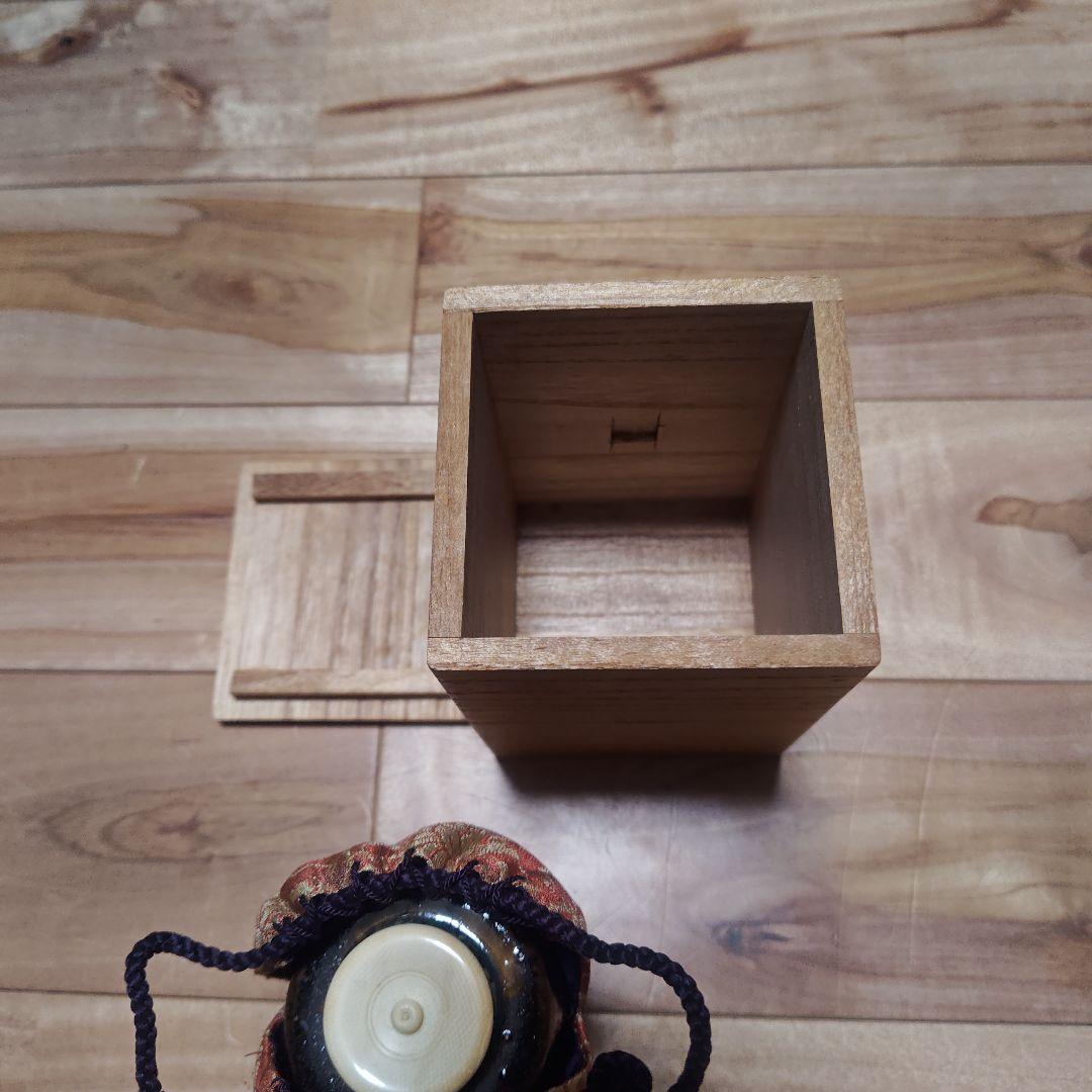 美品　膳所焼　茶入　淡海ぜぜ　陽炎園