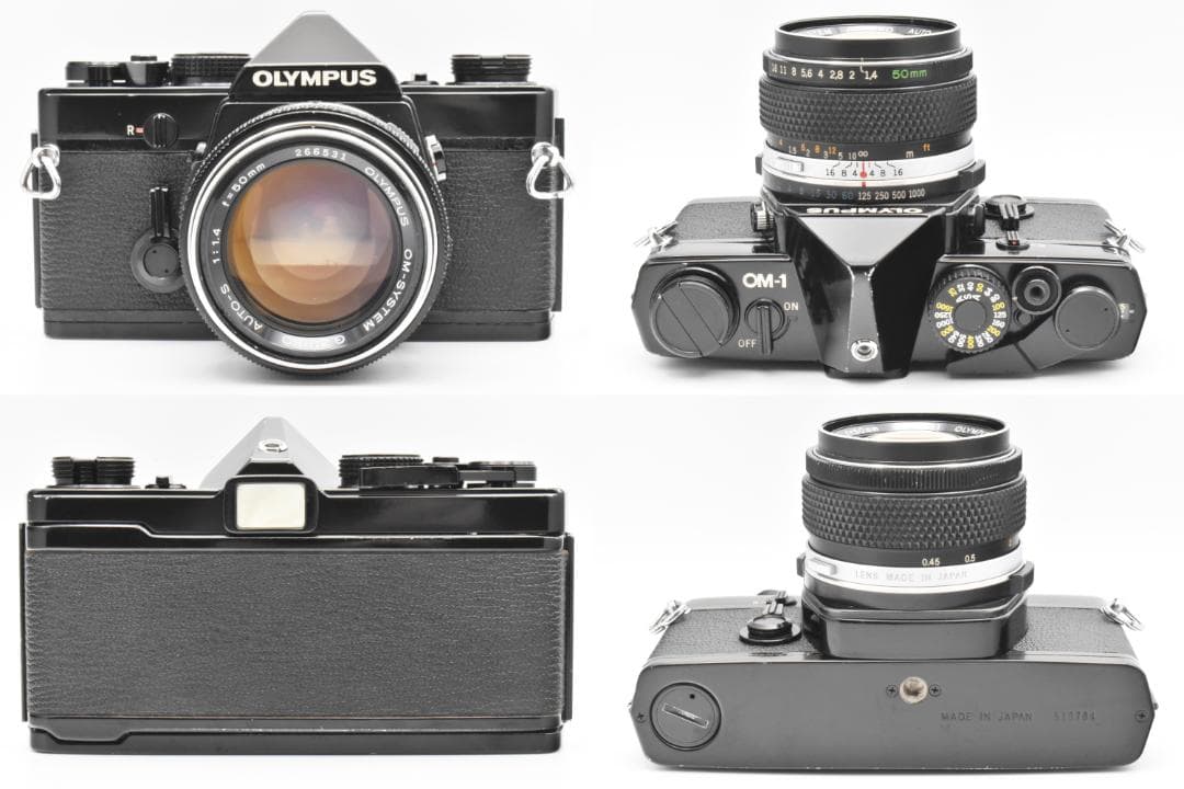 フィルムカメラ OLYMPUS OM-1 G.ZUIKO AUTO-S 50mm F1.4