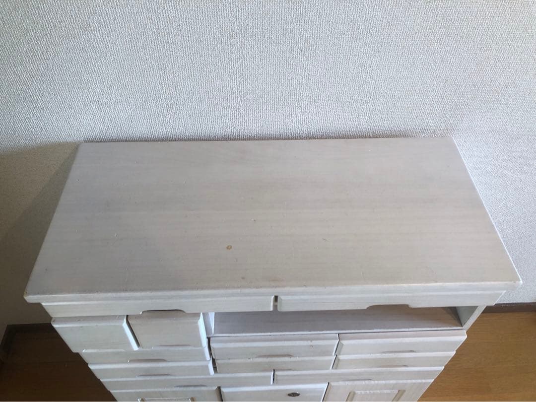 【＊12/6で削除します】ニトリ　ホワイトキャビネット　電話台　リビング収納