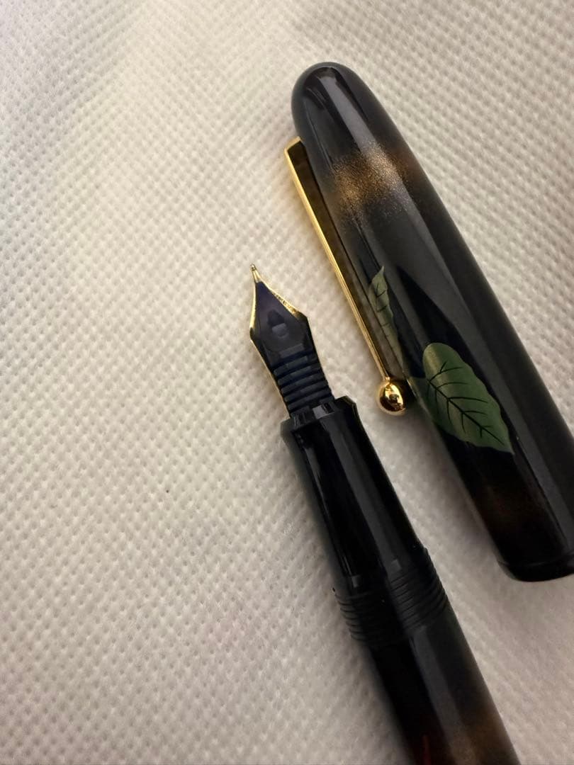 NAMIKI蒔絵万年筆、コブラ