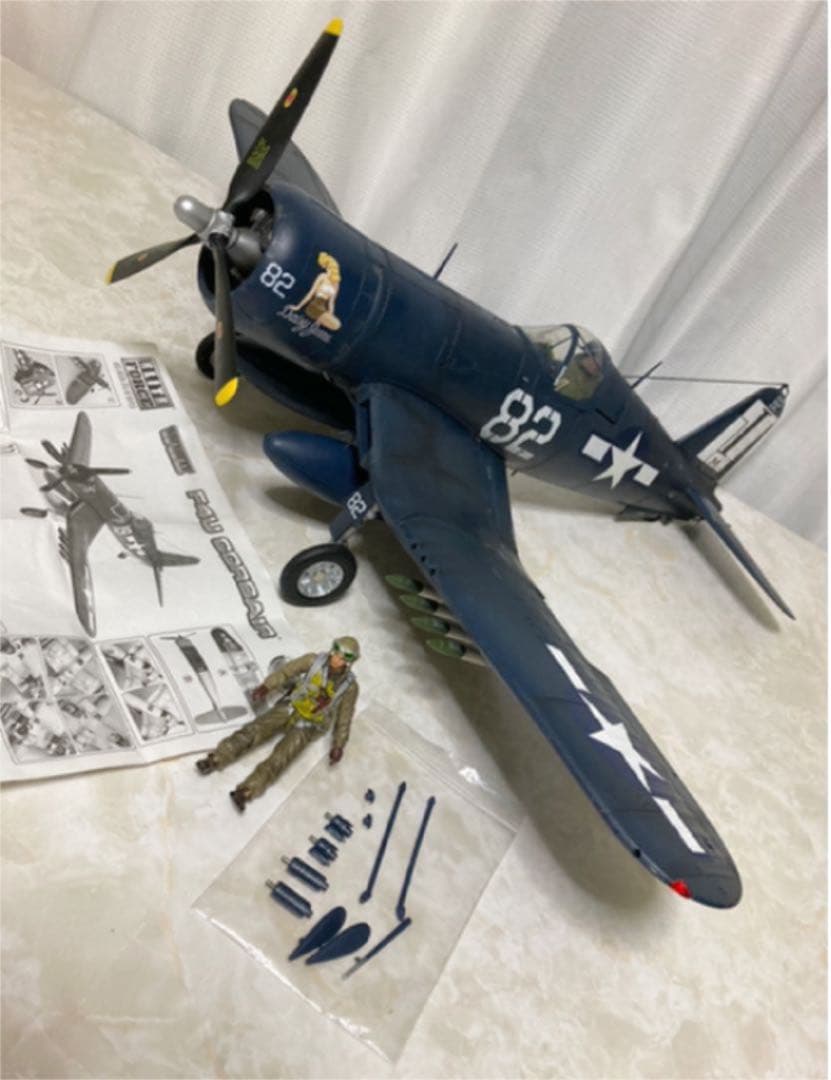 エリートフォース　コルセア　1/18  塗装済完成品　全長約57cm  レア