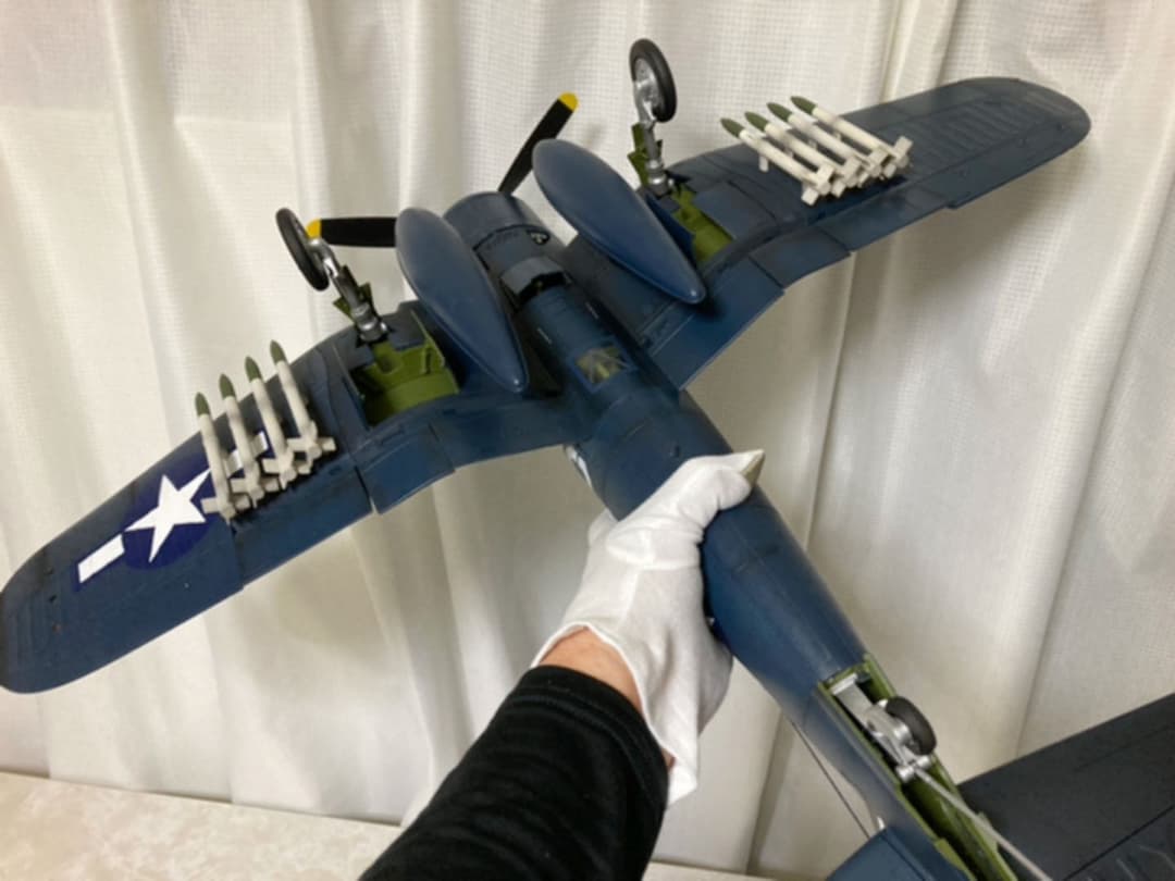 エリートフォース　コルセア　1/18  塗装済完成品　全長約57cm  レア