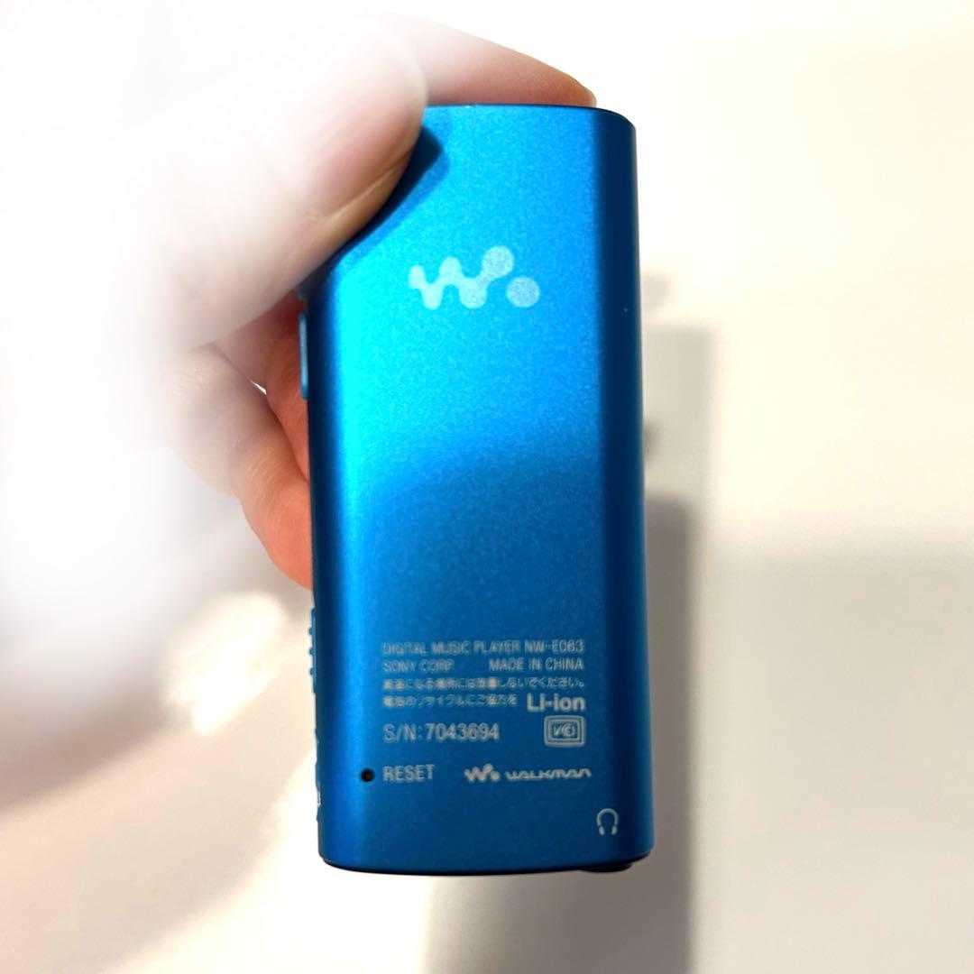 美品　ソニー　デジタルミュージックプレイヤー　NW-E063 4GB 動作確認済