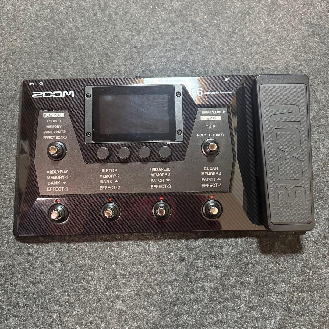 ZOOM G6 マルチエフェクター(アダプター付き)