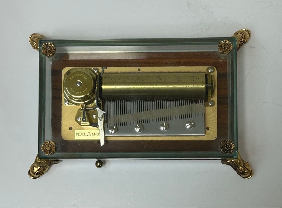 リュージュCH3/50　高級オルゴール 50弁　3曲入り　スイス製　ブルーラベル