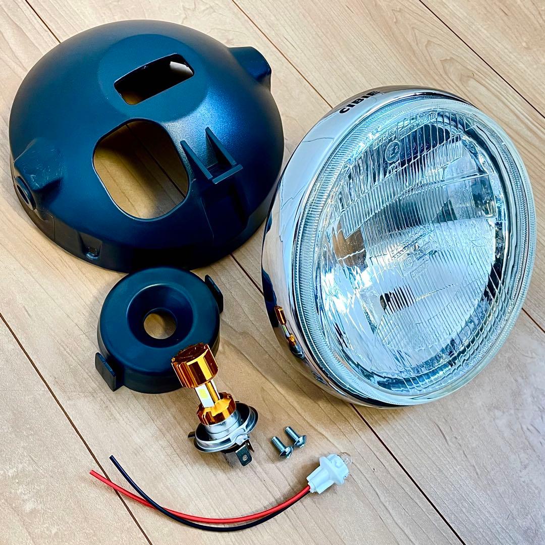 当時物 シビエ 凹み ヘッドライト 極美品 CIBIE マーシャル