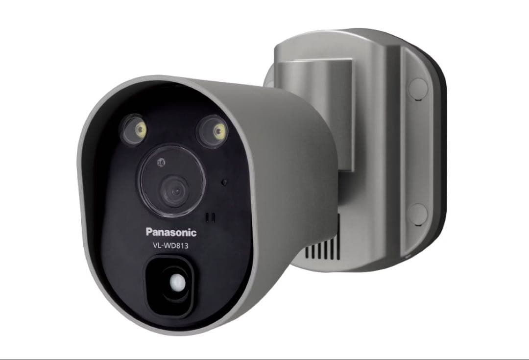 【新品】パナソニック センサーライト付　屋外ワイヤレスカメラ