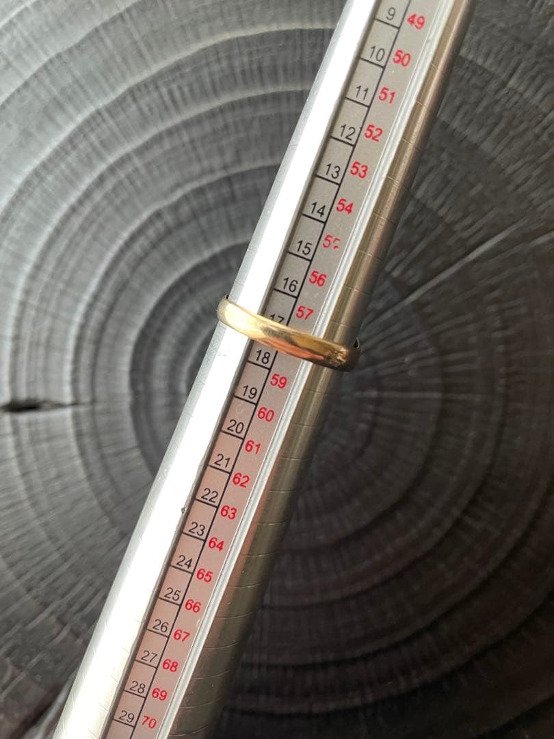 ビンテージ　シグネットリング　9金　9k