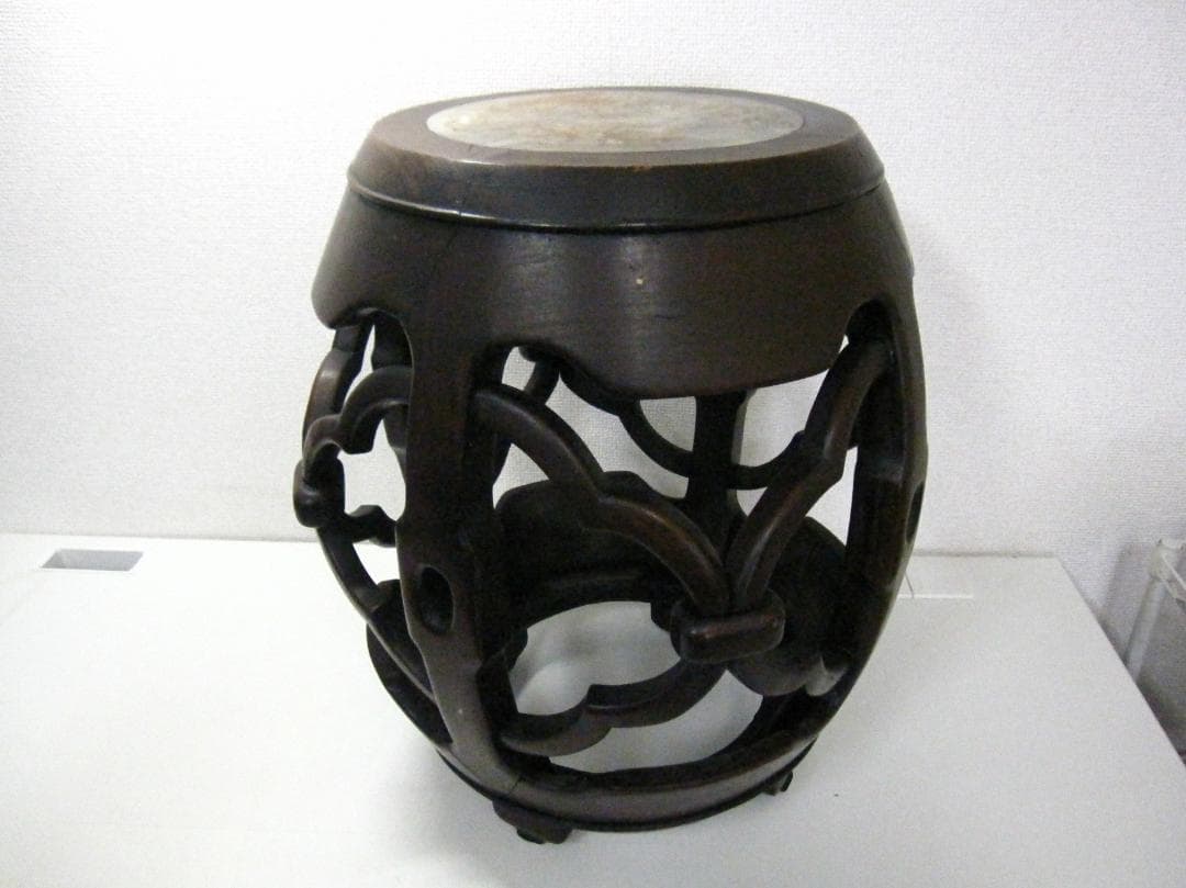 唐木石入り椅子　　　　　G355