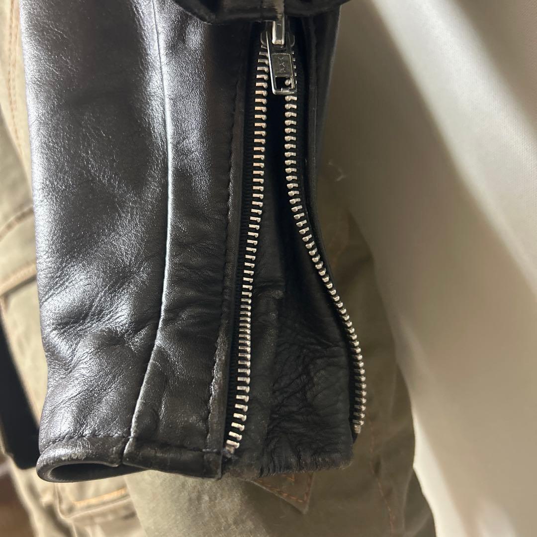 ゆうき【ショットUSA LINE 641 シングルライダースジャケット】