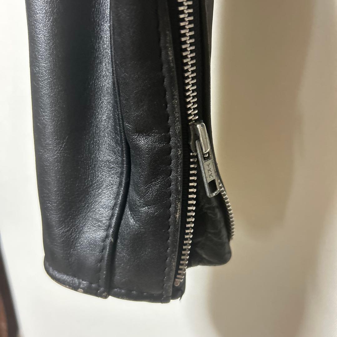 ゆうき【ショットUSA LINE 641 シングルライダースジャケット】