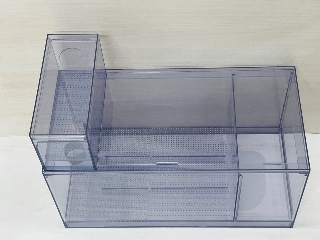 １セットのみ　ブラック/ホワイト限定組み合わせ　900オーバーフロー水槽