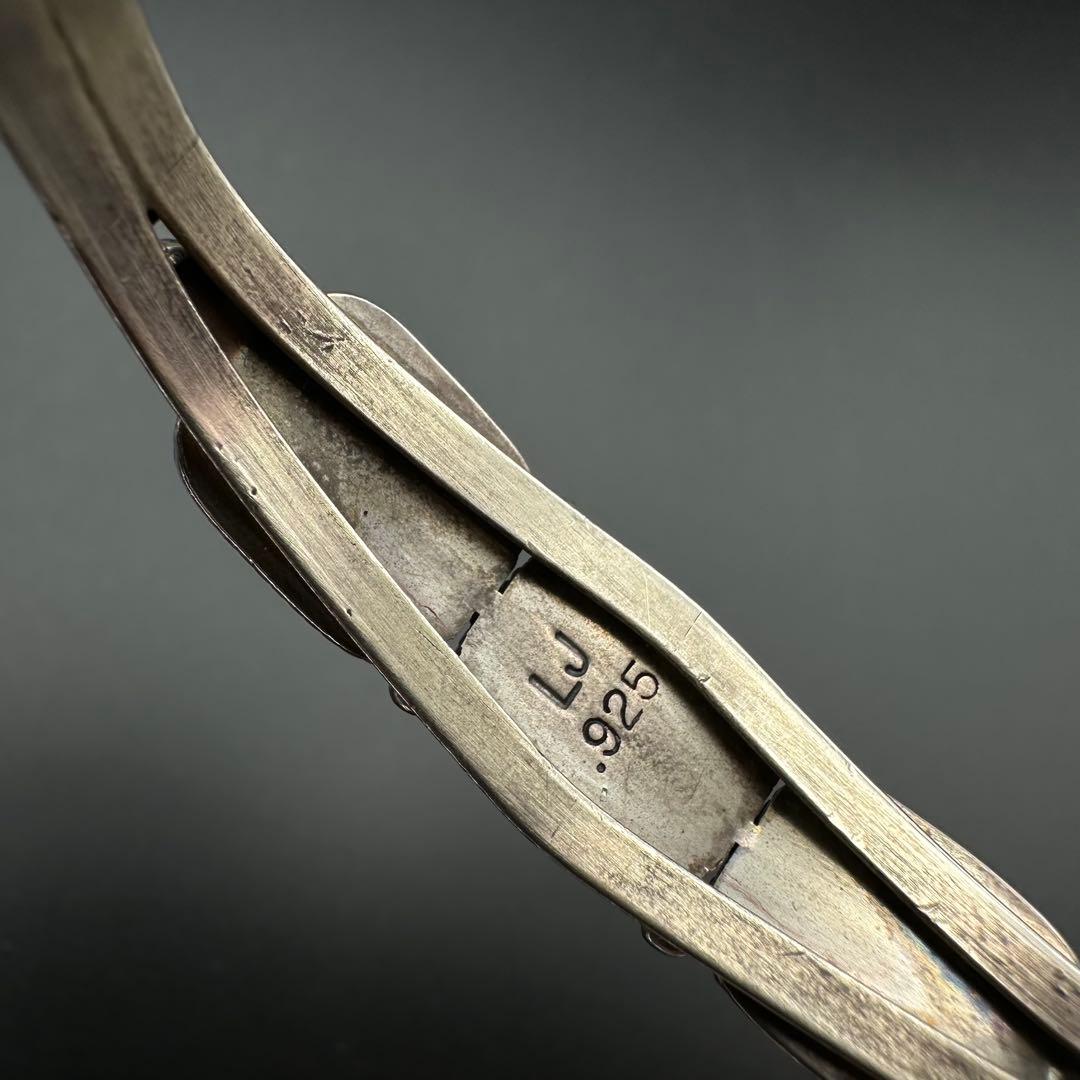 Navajo Lucy Jake 3連ターコイズ バングル